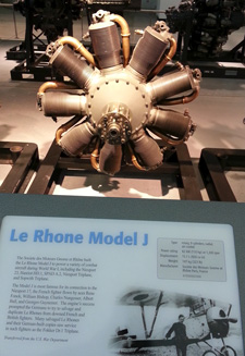 le rhone model J engine