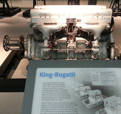 king bugatti engine