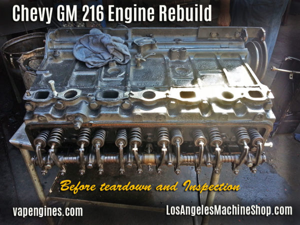 Chevy GM 216 Before Engine Rebuild