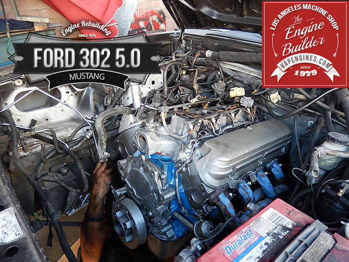 302 Ford engine long block