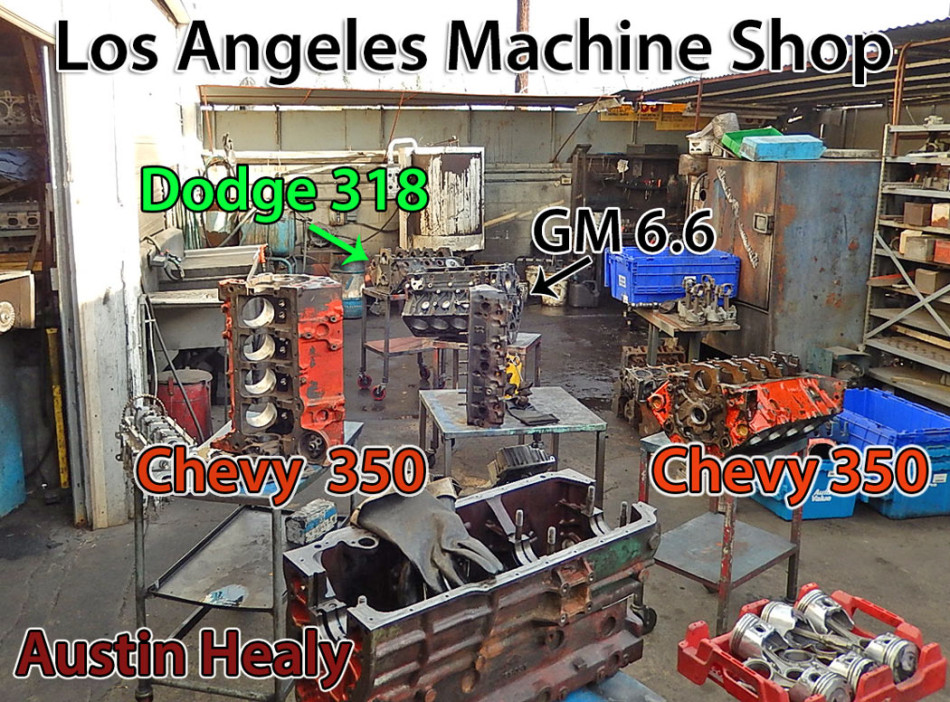 Los Angeles Machine shop engines