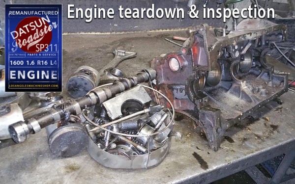 Datsun Roadster engine inspection