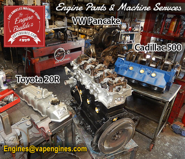Toyota VW Cadillac engine rebuilds