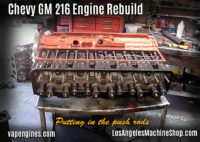 GM 216 engine assembly