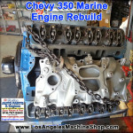 remanufactured chevy 350 marine engine