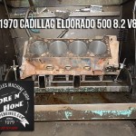 Hone 1970 Cadillac Eldorado engine block