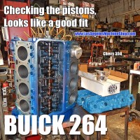 piston fit on engine block- buick special