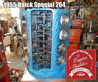 55 buick special 264 short block assembly