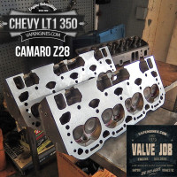 completed valve job-Camaro Z28 LT1 350