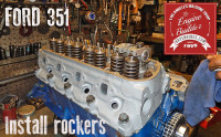 ford 351 engine install rockers