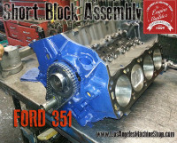 ford 351 short block assembly