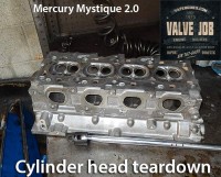 mercury cylinder head teardown