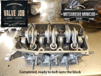 valve job completed-3g81 minicab