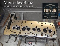 mercedes 2.4 240d cylinder head
