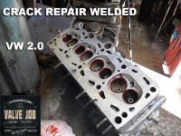 vw 2.0 cylinder head crack repair