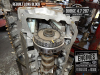 Timing marks on rebuilt Dodge 4.7 HO engine