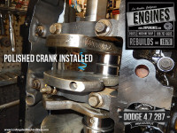 Dodge 4.7 polished crank