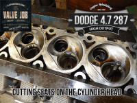 Cutting seats on Dodge 4.7 HO cylinder heads