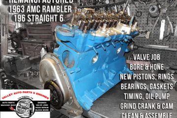 63′ AMC Rambler 196 3.2 Remanufactured Engine
