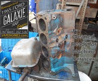 Cleaned engine block Ford Galaxie 500 5.8