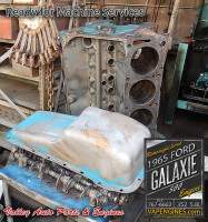 Hot tanked Ford Galaxie 500 5.8 352 engine parts