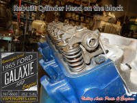 Rebuilt cylinder head Ford Galaxie 500 352