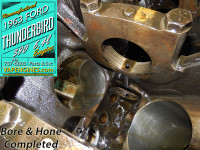 Bore and honed ford 390 cylinders