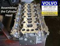 Volvo cylinder head assembly