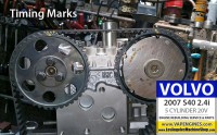 07 volvo S40 2.4i timing gear marks