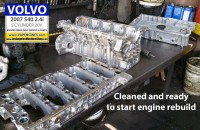 Volvo cleaned parts