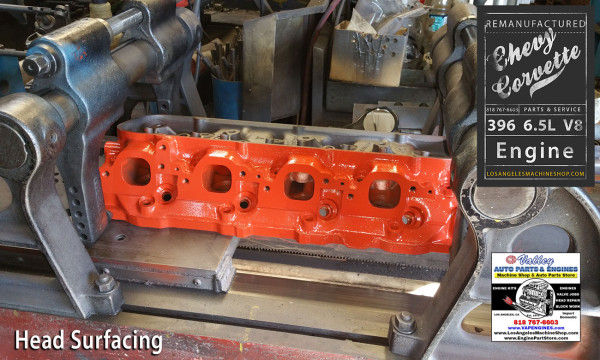 chevy 396 cylinder head resurface los angeles