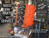 Need Chevy 396 Engine Parts or Machine Service