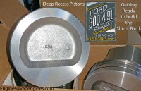 ford 4.9l pistons