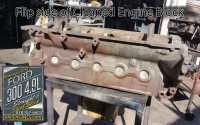 Cleaned Ford 300 engine block