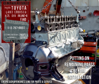 Rebuilt Toyota 4.2 Engine
