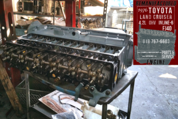 76 Toyota Land Cruiser FJ40 4.2 Engine Rebuilding