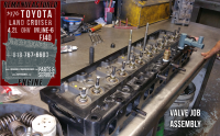 76 toyota 42 valve job repair