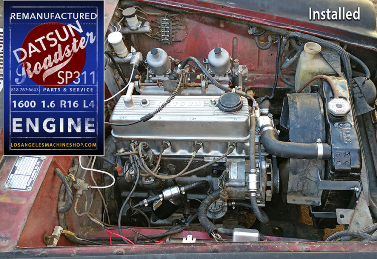 Nissan Datsun Roadster 1600 SP311 1.6L R16 Engine Rebuild