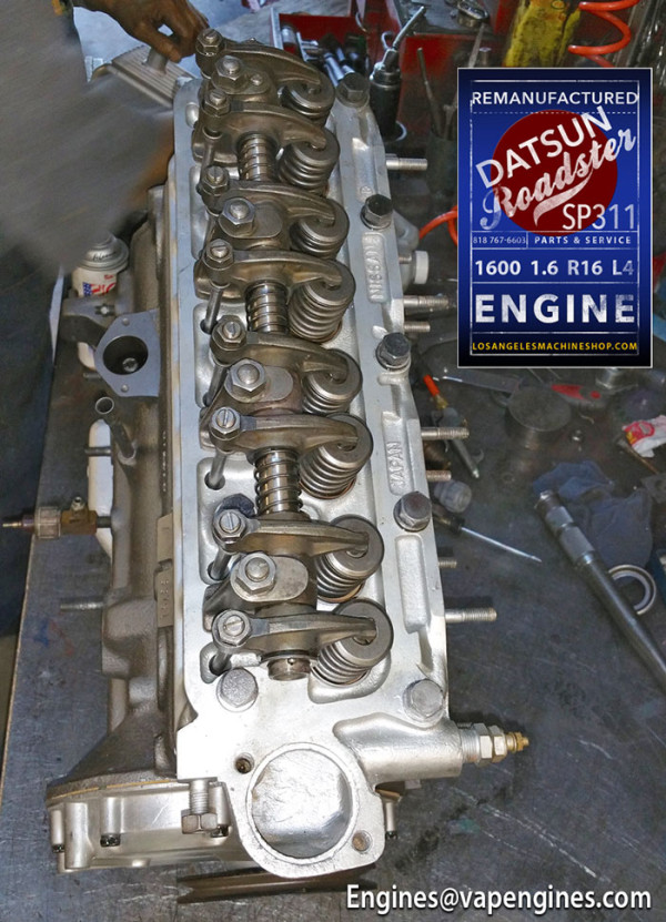 Nissan Datsun Roadster 1600 SP311 1.6L R16 Engine Rebuild