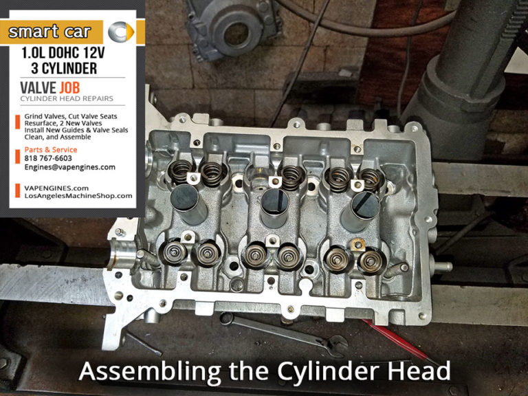 Smart Car 1.0 DOHC 12V 3 Cylinder Valve Job Head Repairs