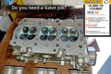 Smart Car 1.0 DOHC 12V 3 Cylinder Valve Job