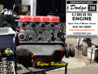 64 Dodge 318 before engine rebuild