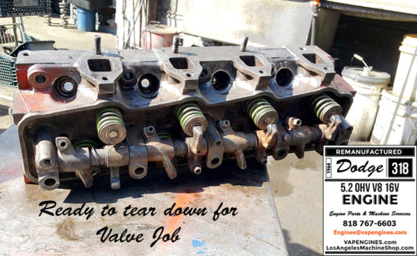 64 Dodge 318 Engine Rebuild Service - Machine Shop Photos