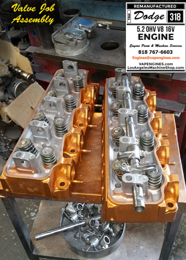 64 Dodge 318 Engine Rebuild Service Machine Shop Photos