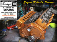 Rebuilt dodge 318 engine