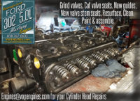 1990 Ford Mustang 302 5.0 cylinder head