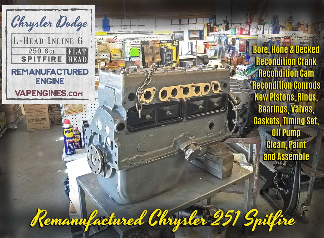 Dodge Chrysler 251 Spitfire Flathead Engine