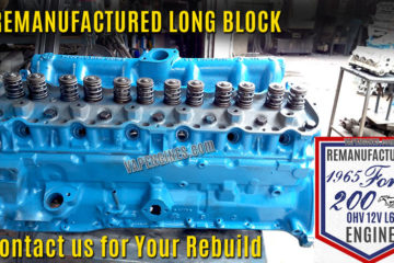 Remanufactured Ford 200 Straight-6 Engine