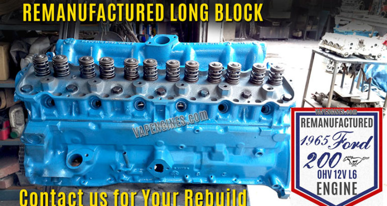 Remanufactured Ford 200 Engine