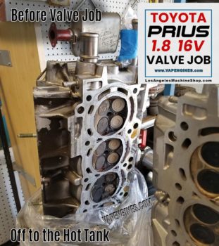 Toyota Prius 1.8 head before valve job
